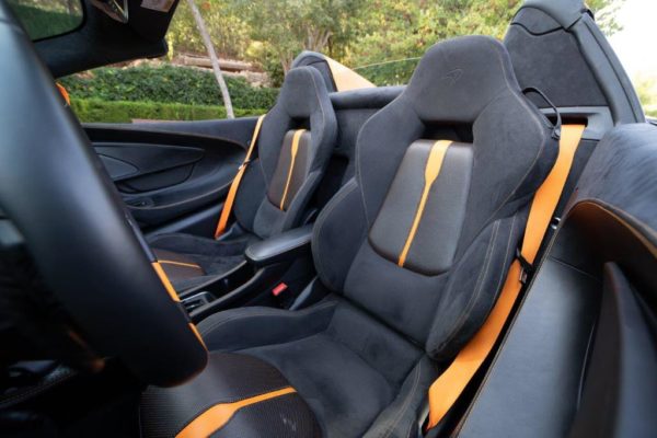 McLaren 570 Spyder Naranja Jancars, alquiler de coches de alta gama, deportivos y de lujo